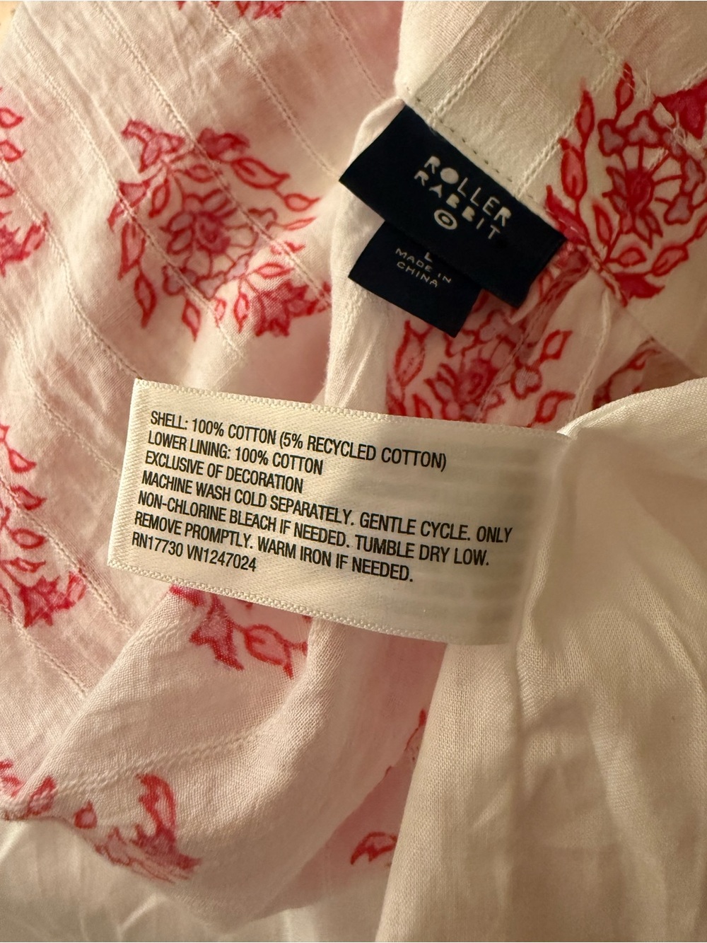 Roller Rabbit x Target Pink Bouquet Maxi Dress Large NWOT - Picture 7 of 7